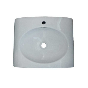 Belmonte Table Top / Wall Hung Wash Basin Slona 20 Inch X 16 Inch - White