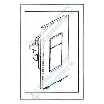 Push Plate Concealed Cistern