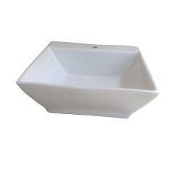 Belmonte Table Top Wash Basin Shapper 18 Inch X 18 Inch - Ivory