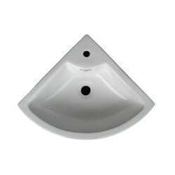 Belmonte Wall Hung / Table Top Wash Basin Delta 16 Inch X 16 Inch - Ivory