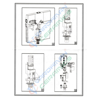 Belmonte Rimless Wall Hung with Cistern Combo White