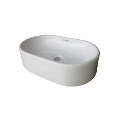 Belmonte Table Top Wash Basin Capsul 20 Inch X 12.50 Inch - Ivory