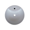 Belmonte Table Top Wash Basin Round 16 Inch X 16 Inch - Ivory