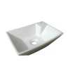 Belmonte Table Top Wash Basin Jex 14 Inch X 10 Inch - White