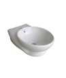 Belmonte Table Top Wash Basin Ovo 12 Inch X 17 Inch - White