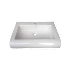 Belmonte Table Top Wash Basin Book 22 Inch X 16 Inch - Ivory