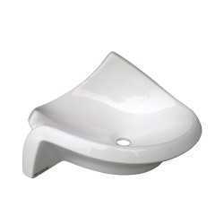 Belmonte Table Top Wash Basin Pearl 20 Inch X 16 Inch - White