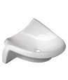 Belmonte Table Top Wash Basin Pearl 20 Inch X 16 Inch - White