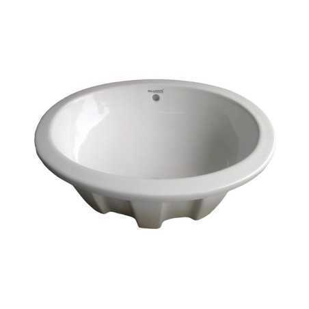 Belmonte Top Counter Wash Basin 22 Inch X 16 Inch - Ivory