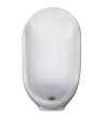 Belmonte Large White Glossy Ceramic Gents Urinal Pot - Wall Mount
