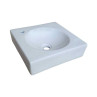 Belmonte Table Top Wash Basin Ellips 15 Inch X 15 Inch - White