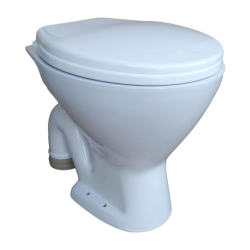 Belmonte Ceramic Floor Mounted Commode / EWC / Toilet European Water Closet With Slow Motion Seat Cover