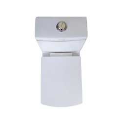 Combo of Belmonte Water Closet Square and LCD Pedestal Wash Basin - White