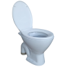Belmonte Ceramic Floor Mounted Commode / EWC / Toilet European Water Closet With Slow Motion Seat Cover
