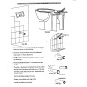 Belmonte Concealed Cistern Slim 80mm Thick Dual Flush / Flush Tank with Push Flush Plate for Wall Mounted Commode Belmonte Concealed Cistern Slim 80mm Thick Dual Flush / Flush Tank with Push Flush Plate for Wall Mounted Commode