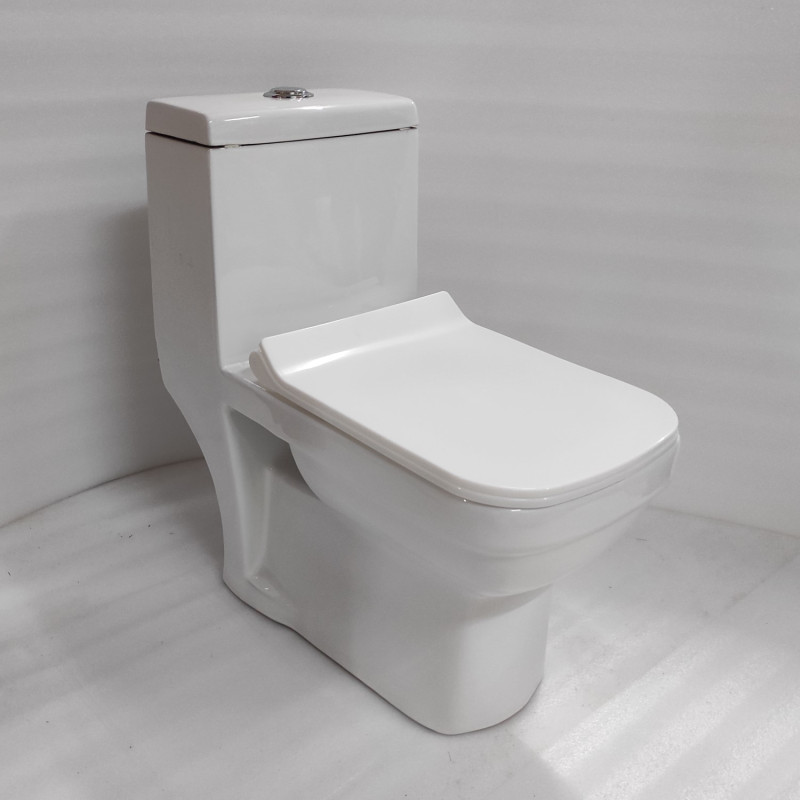 Modern White Ceramic EWC One Piece | 9 Inch | S Trap Floor Mount | Special Sale
