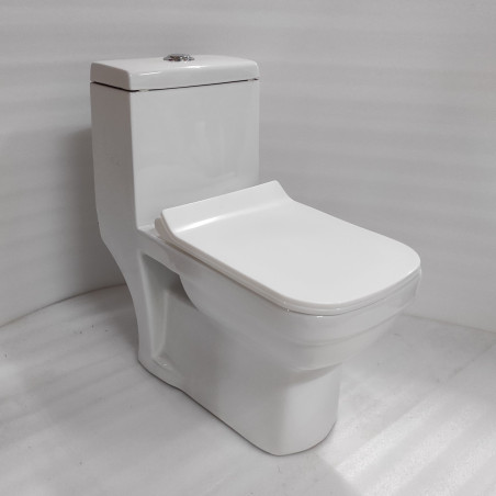 Modern White Ceramic EWC One Piece | 9 Inch | S Trap Floor Mount | Special Sale