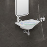 Belmonte Ceramic Wash Basin Wall Mounted cum Table Top Sink 16 x 9 x 4.5 Inch - White Belmonte Ceramic Wash Basin Wall Mounted cum Table Top Sink 16 x 9 x 4.5 Inch - White
