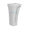 Belmonte Designer Standing Wash Basin | White | Glossy Finish | Floor Mount Belmonte Designer Standing Wash Basin | White | Glossy Finish | Floor Mount
