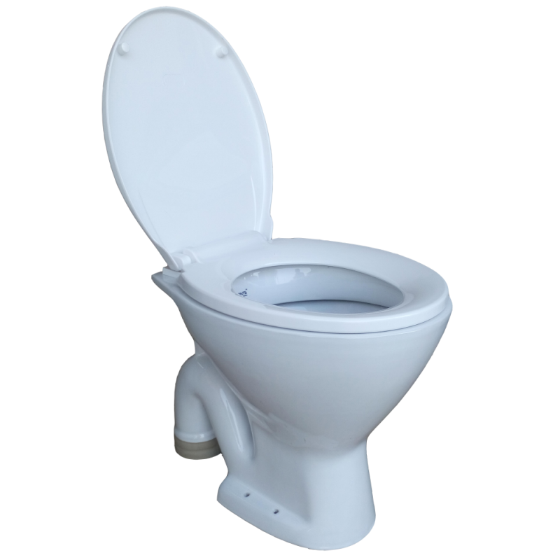 Belmonte Ceramic Floor Mounted Commode / EWC / Toilet European Water Closet With Slow Motion Seat Cover Belmonte Ceramic Floor Mounted Commode / EWC / Toilet European Water Closet With Slow Motion Seat Cover