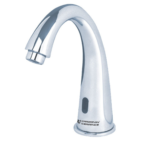 Vardhman Ceramics Touchless Automatic Sensor E Tap Faucet Swan DC Power Supply Model for Bathroom Wash Basin