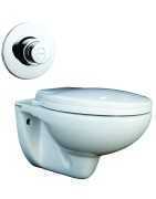 Wall Hung Commode with Flush Valve EWC toilets best prices