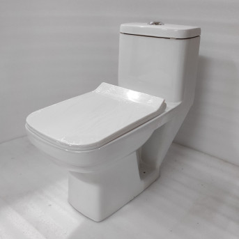 "Premium One Piece Commode - Floor Mount S Trap 12" - Special Sale"