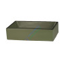 Designer Table Top Basin Style-50 - Green & Black, Matt Finish, 305x505x125mm - Belmonte Designer Table Top Basin Style-50 - Green & Black, Matt Finish, 305x505x125mm - Belmonte