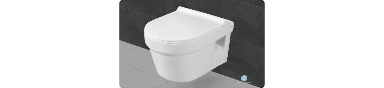 Buy Rimless Wall Hung Commode Toilets, EWC online in India at best prices
