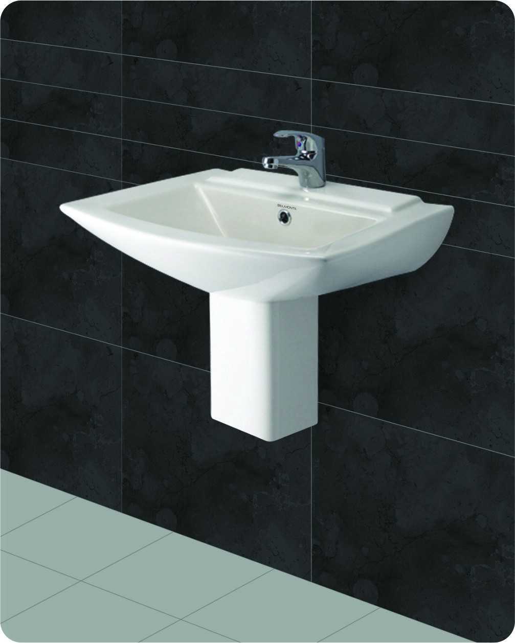 Half Pedestal Wash Basins