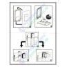 Belmonte Combo of Rimless Commode Wall Mount Entic with Pneumatic Concealed Cistern - White Belmonte Combo of Rimless Commode Wall Mount Entic with Pneumatic Concealed Cistern - White