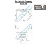 Rimless Toilet Wall Hung with Cistern Pneumatic Sanitee White Combo - Belmonte Rimless Toilet Wall Hung with Cistern Pneumatic Sanitee White Combo - Belmonte