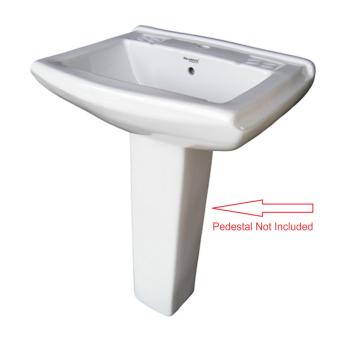 Belmonte Wash Basin Sofia 23 Inch X 18 Inch Without Pedestal - Ivory