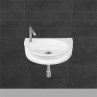 Belmonte Wall Hung Wash Basin Niko - White Belmonte Wall Hung Wash Basin Niko - White