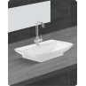Belmonte Gloria Counter Top cum Wall Hung Wash Basin - White, Glossy Finish, 385x525x120mm Belmonte Gloria Counter Top cum Wall Hung Wash Basin - White, Glossy Finish, 385x525x120mm