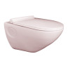 Belmonte Wall Hung Water Closet Titan With Flush Valve & Soft Close Seat Cover - Ivory Belmonte Wall Hung Water Closet Titan With Flush Valve & Soft Close Seat Cover - Ivory