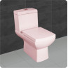 Belmonte S Trap One Piece Western Commode EWC Square With Wall Hung Basin Lily Ivory