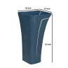 Belmonte Blue & White One-Piece Designer Wash Basin | Glossy Finish | Floor Mount/Free Standing Belmonte Blue & White One-Piece Designer Wash Basin | Glossy Finish | Floor Mount/Free Standing