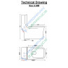 Belmonte S Trap Distance 300mm / 12 Inch One Piece Western Toilet Commode Floor Mounted Battle White Belmonte S Trap Distance 300mm / 12 Inch One Piece Western Toilet Commode Floor Mounted Battle White