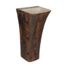 Belmonte Wooden Finish Western Toilet Designer One-Piece & Standing Wash Basin Combo, Multi Color Belmonte Wooden Finish Western Toilet Designer One-Piece & Standing Wash Basin Combo, Multi Color