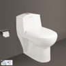 Belmonte Siphonic Flushing One Piece Western Commode Toilet / EWC Carol S Trap 9 Inch / 225mm White Belmonte Siphonic Flushing One Piece Western Commode Toilet / EWC Carol S Trap 9 Inch / 225mm White
