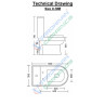 Belmonte Floor Mounted Western Commode For Bathroom Dune P Trap White Belmonte Floor Mounted Western Commode For Bathroom Dune P Trap White