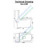 Belmonte Designer One-Piece Water Closet BATTLE-OP-03 - Glossy Wooden Finish Belmonte Designer One-Piece Water Closet BATTLE-OP-03 - Glossy Wooden Finish
