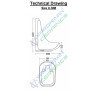 Belmonte Ivory Ceramic Wall Mount Urinal - Compact and Glossy (280x280x400mm) Belmonte Ivory Ceramic Wall Mount Urinal - Compact and Glossy (280x280x400mm)
