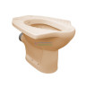 Belmonte Plain Color Anglo Indian Toilet - Ivory, P Trap, Glossy Finish Belmonte Plain Color Anglo Indian Toilet - Ivory, P Trap, Glossy Finish