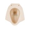 Belmonte Plain Color Anglo Indian Toilet - Ivory, P Trap, Glossy Finish Belmonte Plain Color Anglo Indian Toilet - Ivory, P Trap, Glossy Finish