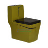 Designer Western Commode One Piece - Parrot Green, Matt Finish - Belmonte CUBA-OP-43 Designer Western Commode One Piece - Parrot Green, Matt Finish - Belmonte CUBA-OP-43