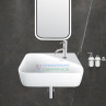 Belmonte Wall Hung / Table Top Wash Basin Brio - White Belmonte Wall Hung / Table Top Wash Basin Brio - White