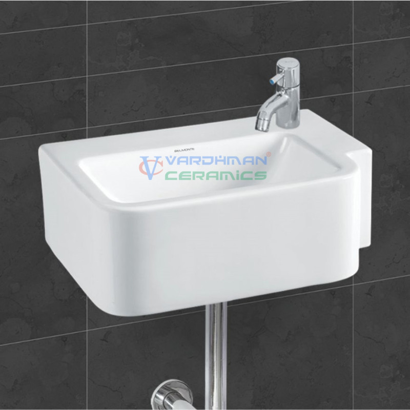 Belmonte Wall Hung / Table Top Wash Basin Libra - White Belmonte Wall Hung / Table Top Wash Basin Libra - White