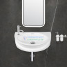 Belmonte Wall Hung Wash Basin Niko - White Belmonte Wall Hung Wash Basin Niko - White